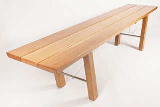Oak bench