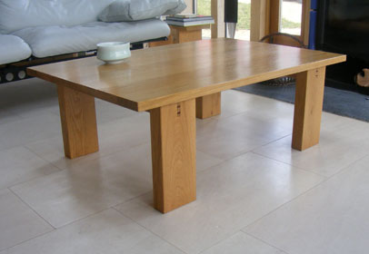 Oak coffee table